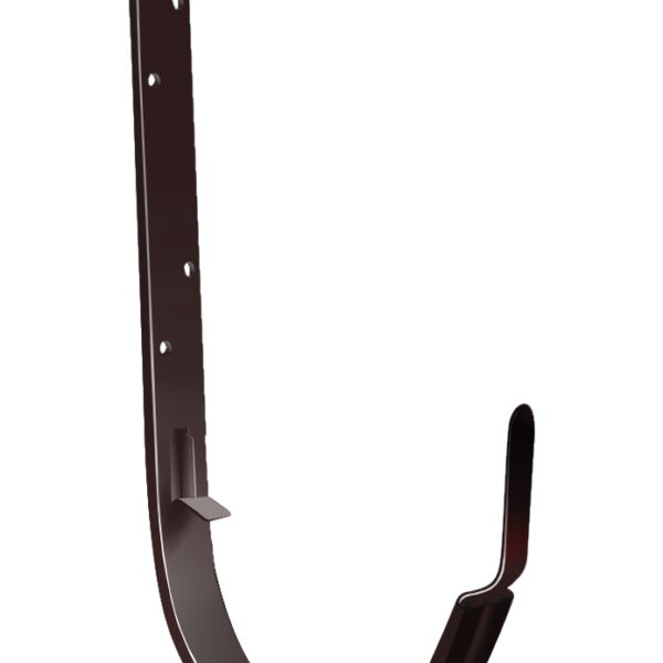 Крюк длинный Grand Line ПЭ 125мм RAL 8017 шоколад