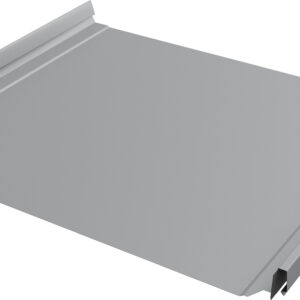 Кликфальц Про Grand Line 0,45 Drap ТХ с пленкой на замках RAL 7004 сигнальный серый