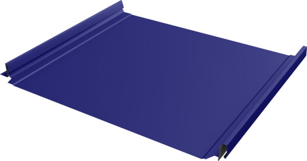 Кликфальц Про Grand Line 0,45 ПЭ с пленкой на замках RAL 5002 ультрамариново-синий