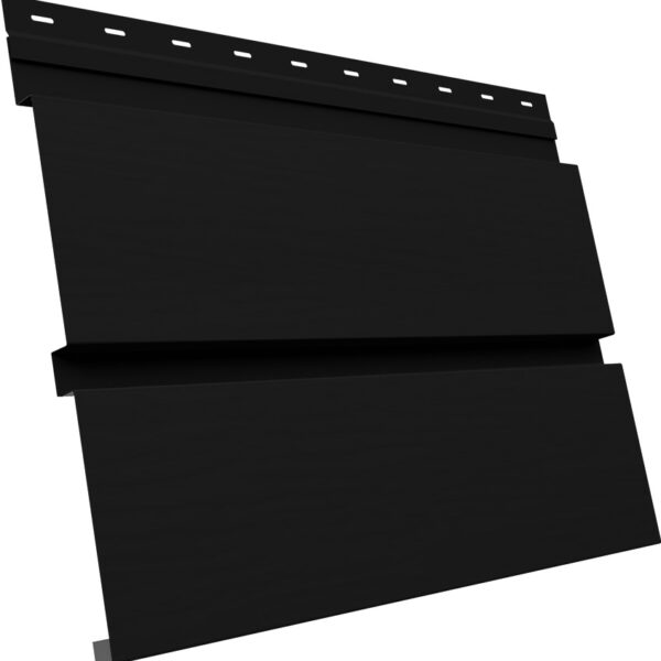 Квадро Брус 3D в01 Grand Line 0,5 Drap ТХ с пленкой RAL 9005 черный