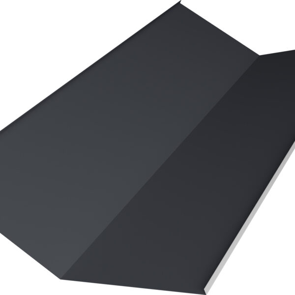 Планка ендовы нижней 300х300 Grand Line 0,45 Drap ТХ RAL 7024 мокрый асфальт (3м)