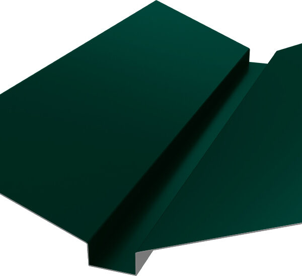 Планка ендовы верхней 115х30х115 Grand Line 0,45 Drap ТХ RAL 6005 зеленый мох (3м)