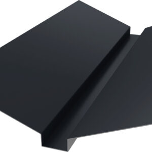 Планка ендовы верхней 115х30х115 Grand Line 0,45 Drap ТХ RAL 7024 мокрый асфальт (2м)