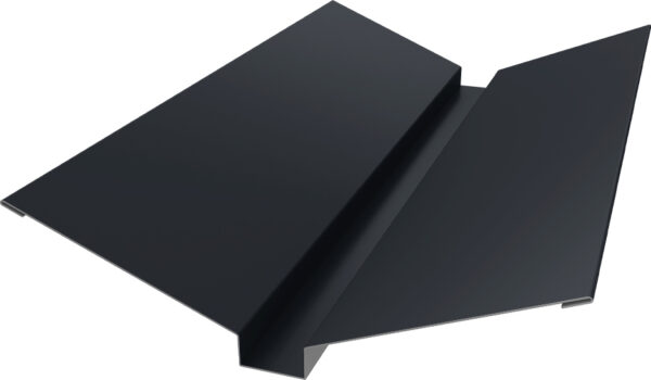 Планка ендовы верхней 115х30х115 Grand Line 0,45 Drap ТХ RAL 7024 мокрый асфальт (3м)