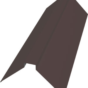 Планка конька плоского 115х30х115 Grand Line 0,45 Drap ТХ RAL 8017 шоколад (2м)