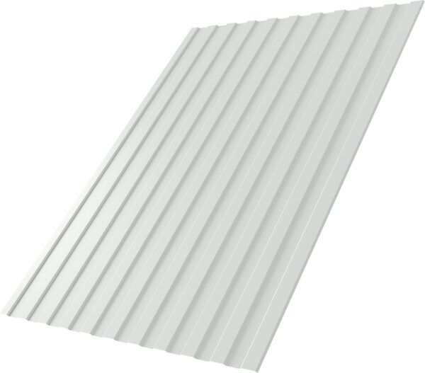 Профнастил С8A в01 Grand Line 0,45 ПЭ с пленкой RAL 9003 сигнальный белый