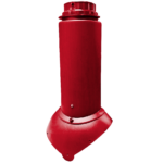 Выход канализации Krovent Pipe-VT 110/125 Изолированный красный