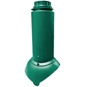 Выход канализации Krovent Pipe-VT 110/125 Изолированный зелёный