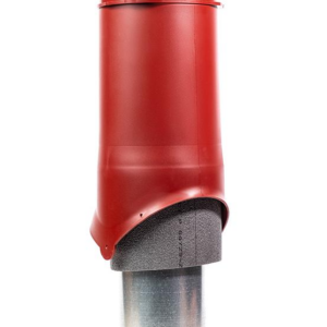 Выход вентиляции Krovent Pipe-VT 125 изолированный красный