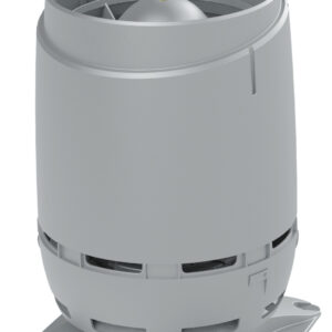 Выход вентиляционный Vilpe Flow 125S с основанием 250x250 светло-серый