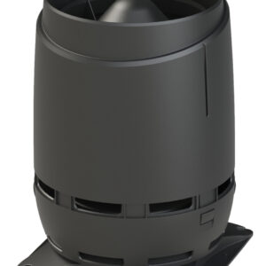 Выход вентиляционный Vilpe Flow 160S с основанием 300x300 черный