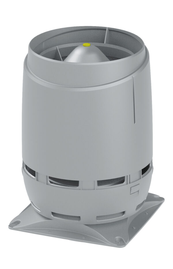 Выход вентиляционный Vilpe Flow 160S с основанием 300x300 светло-серый